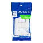 Interruptor Doble Sencillo Italiana Blanco - Volteck