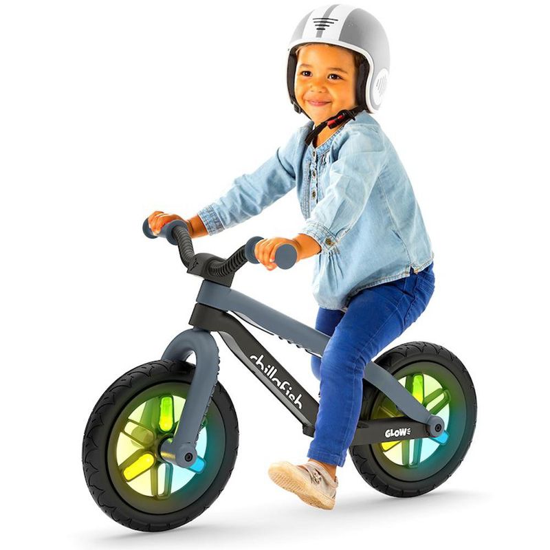 Bicicleta de Balance Chillafish BMXie Glow Ruedas LED 12 plg