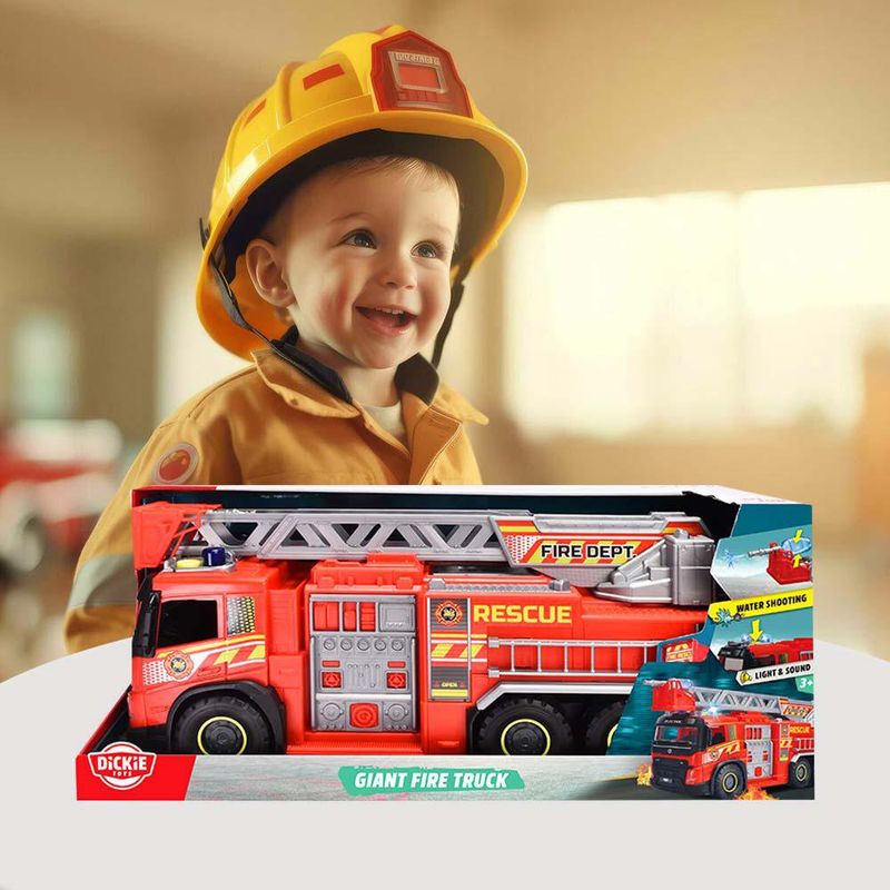 Camión de Bomberos Dickie Toys 62 Cm