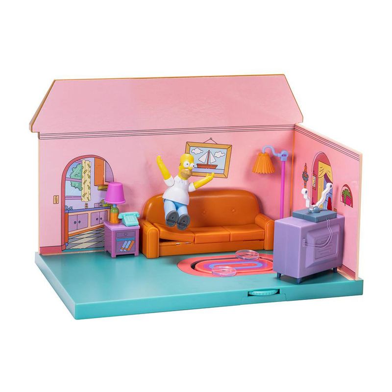 Set Diorama Sala De Estar De Los Simpsons