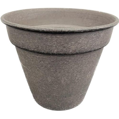 Maceta Redonda de Acero Capuchino 6.25 Plg
