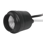 Socket E27 Pvc Negro 660W De Exterior - Volteck