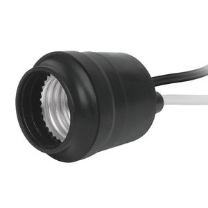 Socket E27 Pvc Negro 660W De Exterior - Volteck