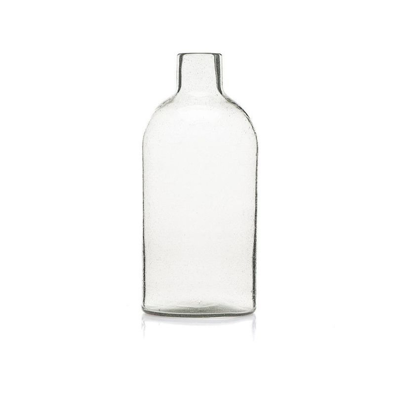 Botellón de Vidrio Soplado Transparente de 35 Cm