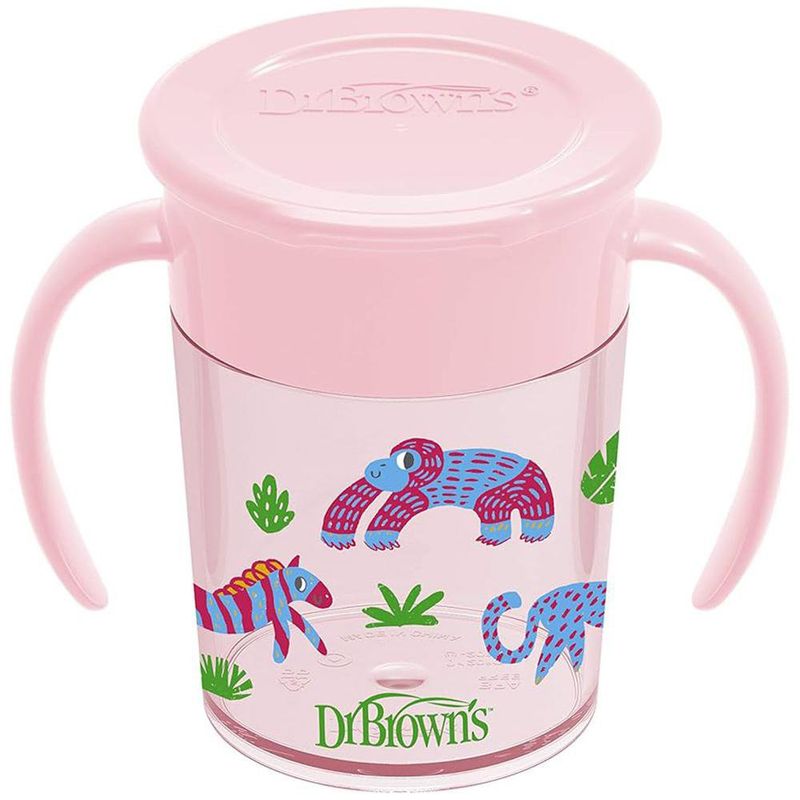 Vaso Cheers 360 con Asas Rosa