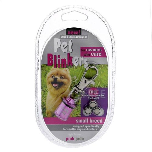 Luz Intermitente Rosa Para Mascota Raza Pequeña - Flipo