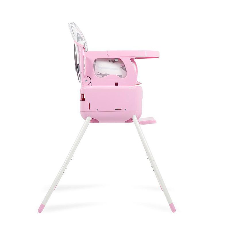 Silla Alta Convertible Rosa 3 en 1