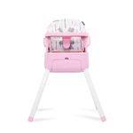 Silla Alta Convertible Rosa 3 en 1