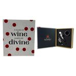 Set de 3 Accesorios para Botellas de Vino 16.5x14.5x4 cm
