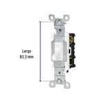 Interruptor 3 Vías Standard Blanco - Volteck