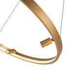 Lámpara LED Colgante y Spot Dorado Luz Cálida 42W