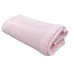 Frazada Throw Rosada