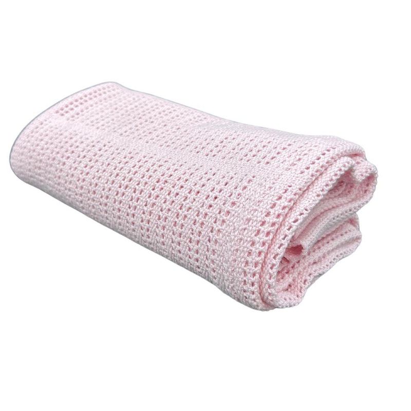 Frazada Throw Rosada