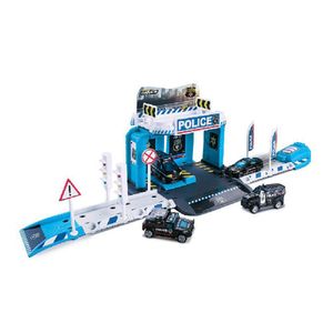 Mega Garage Estación De Policía 30 Pcs