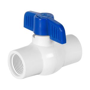 Válvula Bola de PVC con Rosca 3/4 Plg