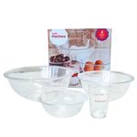Set de Bowls + Vaso Medidor de Vidrio