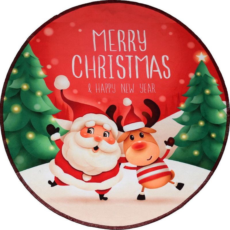 Alfombra Merry Christmas 100x100 Cm