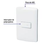 Interruptor para Timbre Italiana Blanco - Volteck