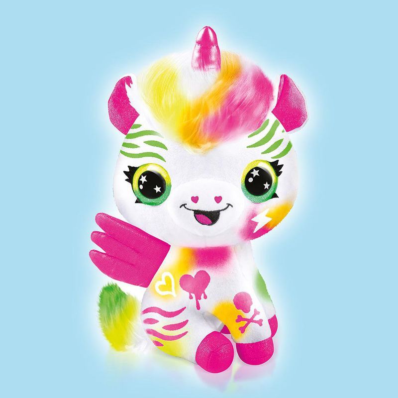Peluche Airbrush Unicornio Neon