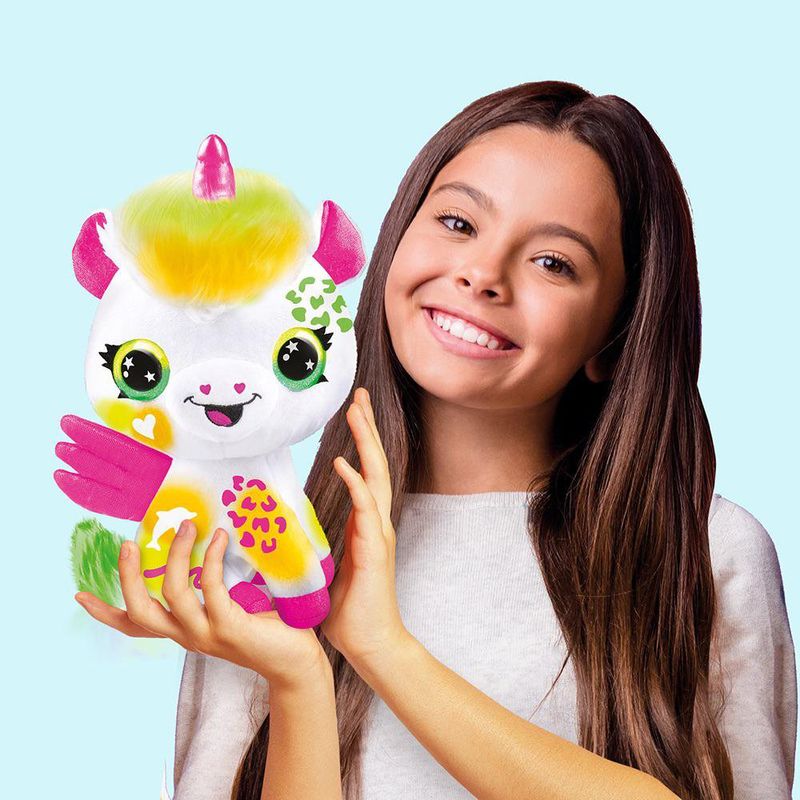 Peluche Airbrush Unicornio Neon