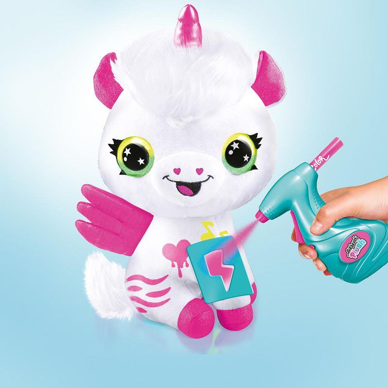 Peluche Airbrush Unicornio Neon