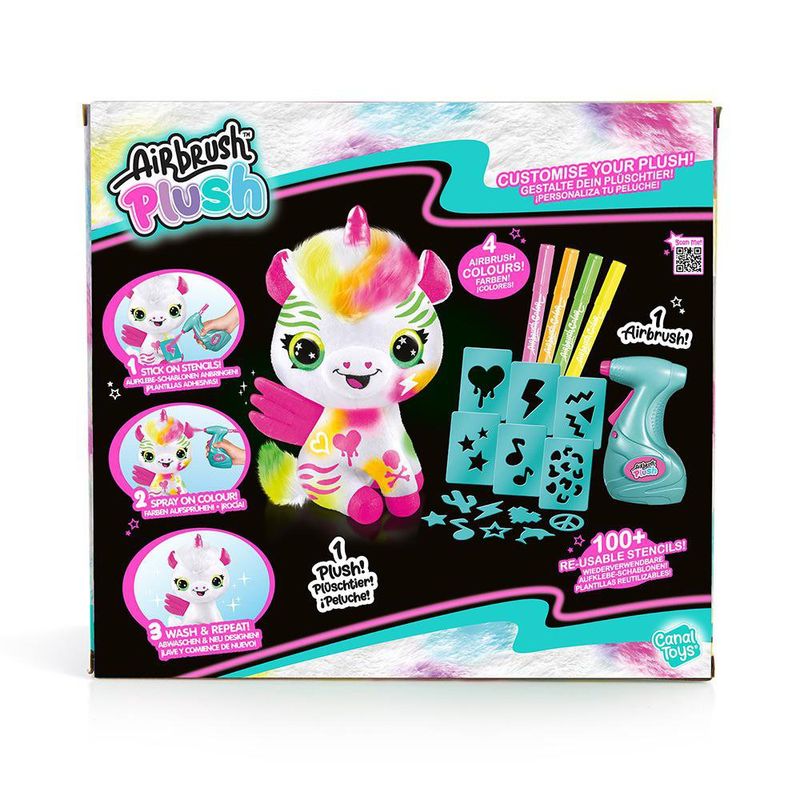 Peluche Airbrush Unicornio Neon