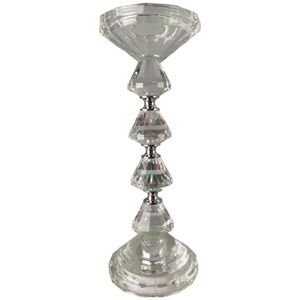 Candelero Decorativo de Cristal Transparente
