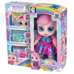 Muñeca Arcoíris con Sorpresas y Cabello Rosa
