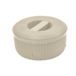 Tortillera con Tapa Beige