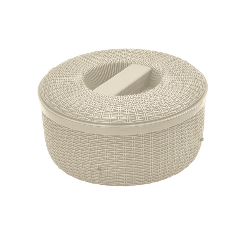 Tortillera con Tapa Beige