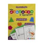 Libro de Actividades "Me Divierto y Aprendo Formas" con Stickers Español e Inglés