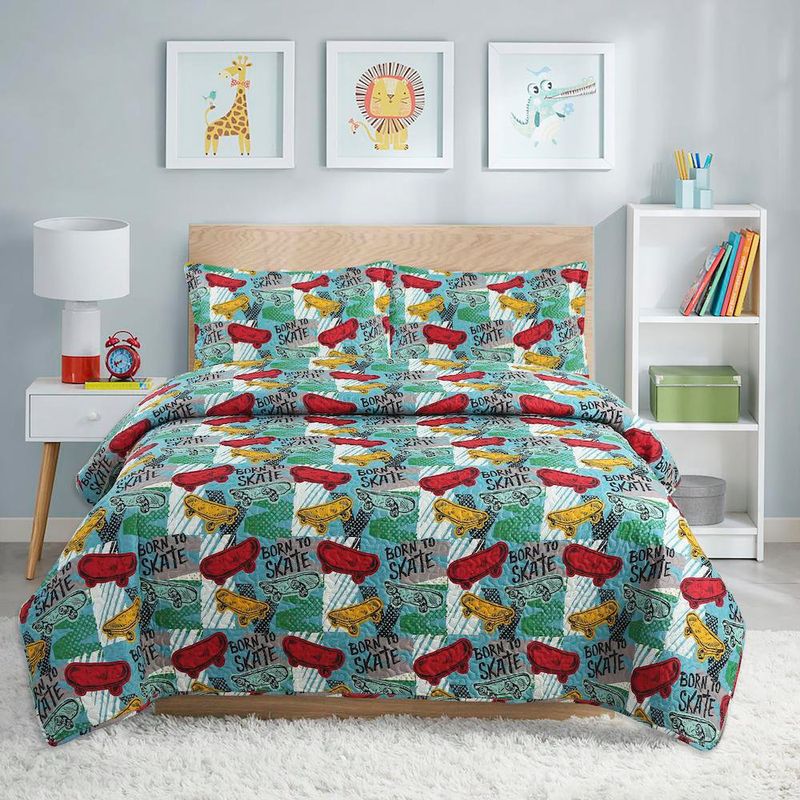 Set Cubrecama Matrimonial Skate