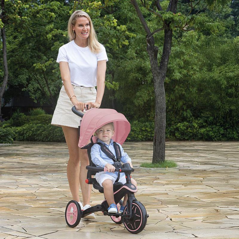 Triciclo Explorador Plegable 4 en 1 Rosa