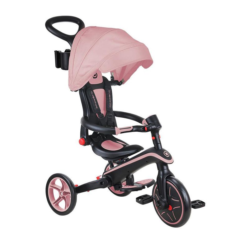 Triciclo Explorador Plegable 4 en 1 Rosa