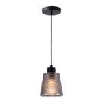 Lámpara Colgante de Cristal Bianca Negro 60 W