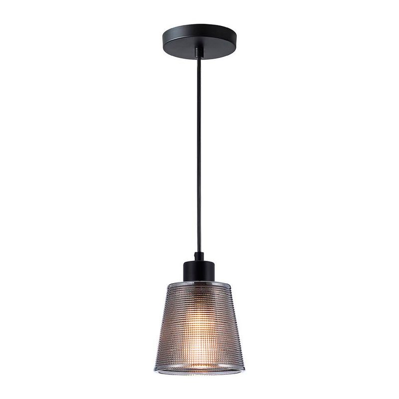 Lámpara Colgante de Cristal Bianca Negro 60 W