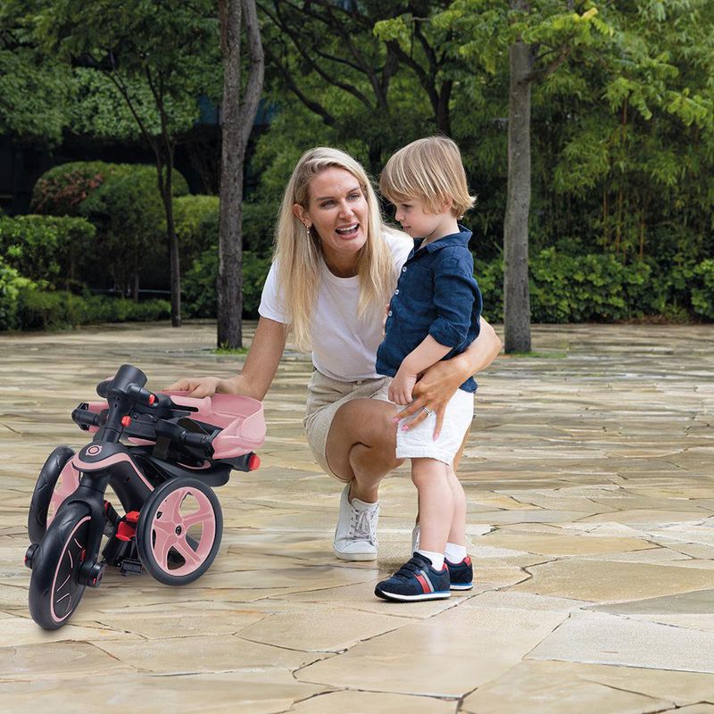 Triciclo Explorador Plegable 4 en 1 Rosa