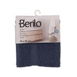 Toalla de Mano Color Azul Oscuro 80% Algodón