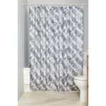 Cortina para Ducha Dazzling con Diseño en Gris