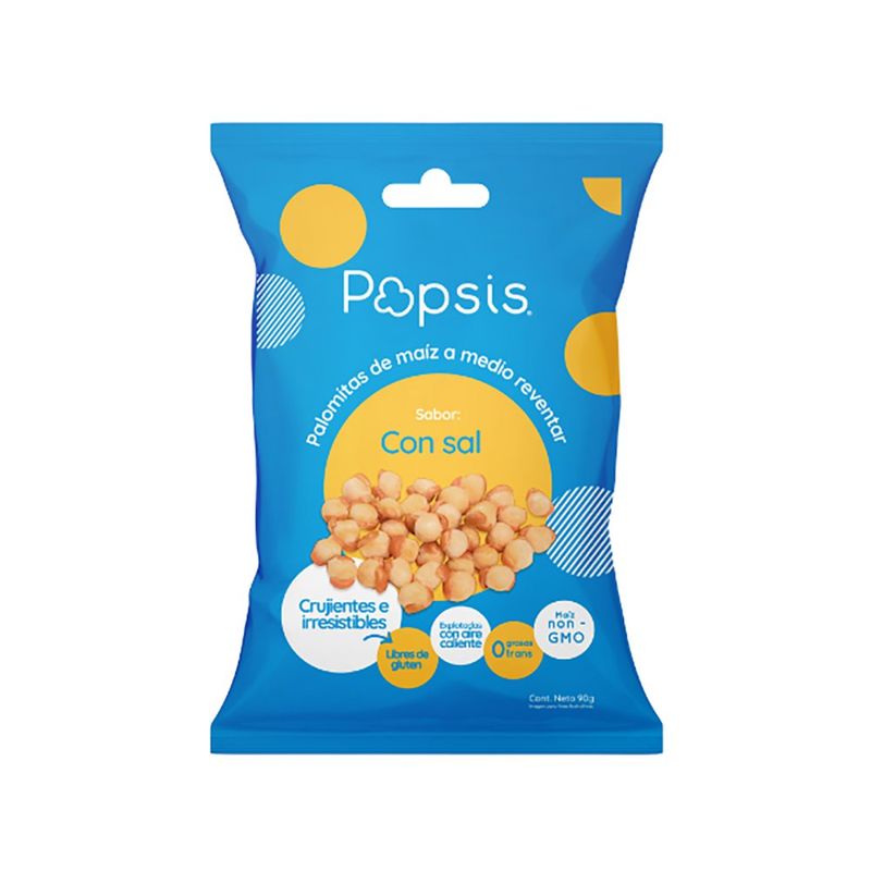 Palomitas de Maíz a Medio Reventar Salado 90 G