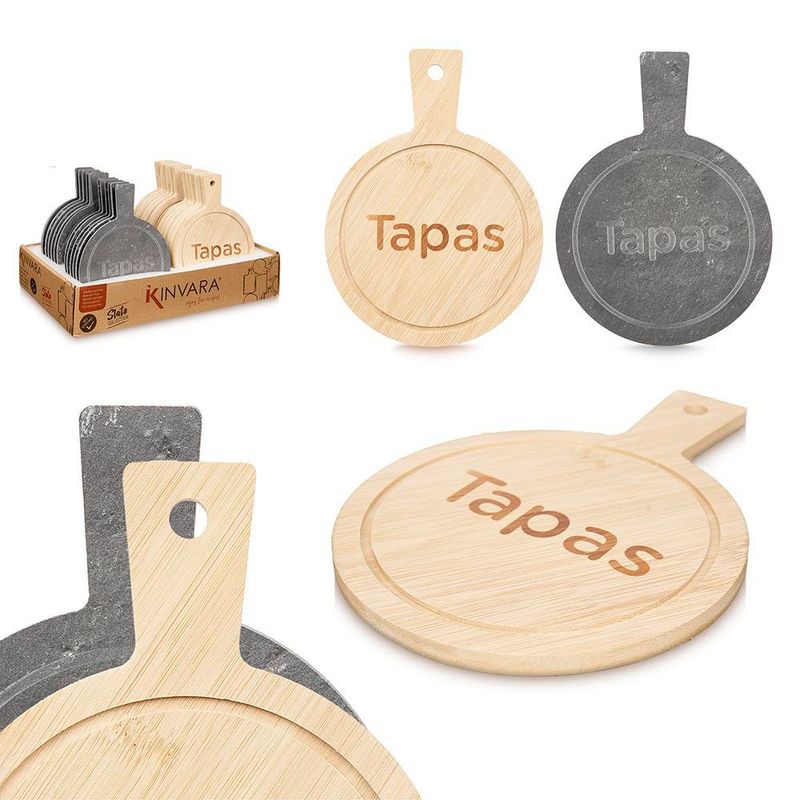 Tabla Para Tapas de Bambu