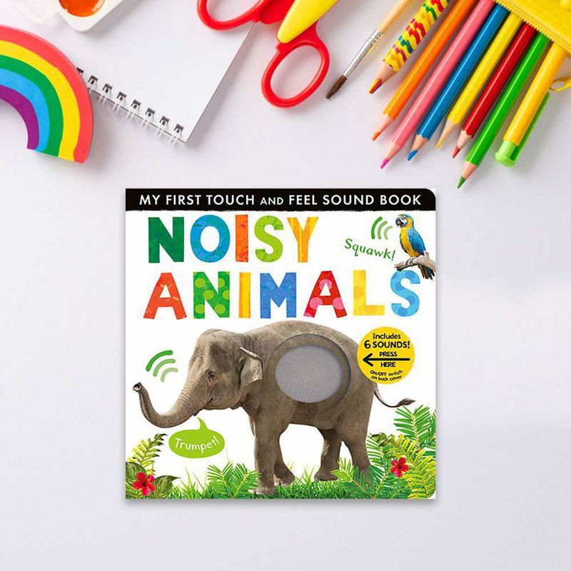 Libro Con Texturas Y Sonidos Noisy Animals - Penguin