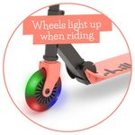 Scooter Plegable de 2 Ruedas con Luces LED