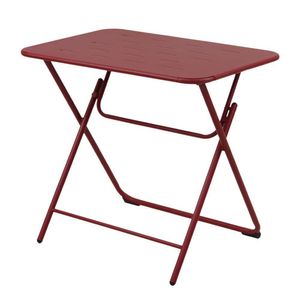 Mesa Plegable Alison Rojo