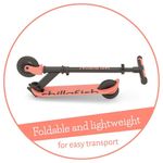 Scooter Plegable de 2 Ruedas con Luces LED