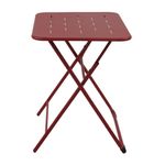 Mesa Plegable Alison Rojo