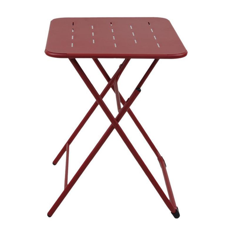 Mesa Plegable Alison Rojo
