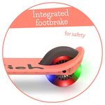 Scooter Plegable de 2 Ruedas con Luces LED