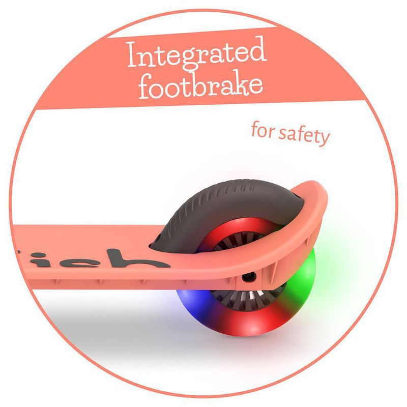 Scooter Plegable de 2 Ruedas con Luces LED