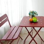 Mesa Plegable Alison Rojo